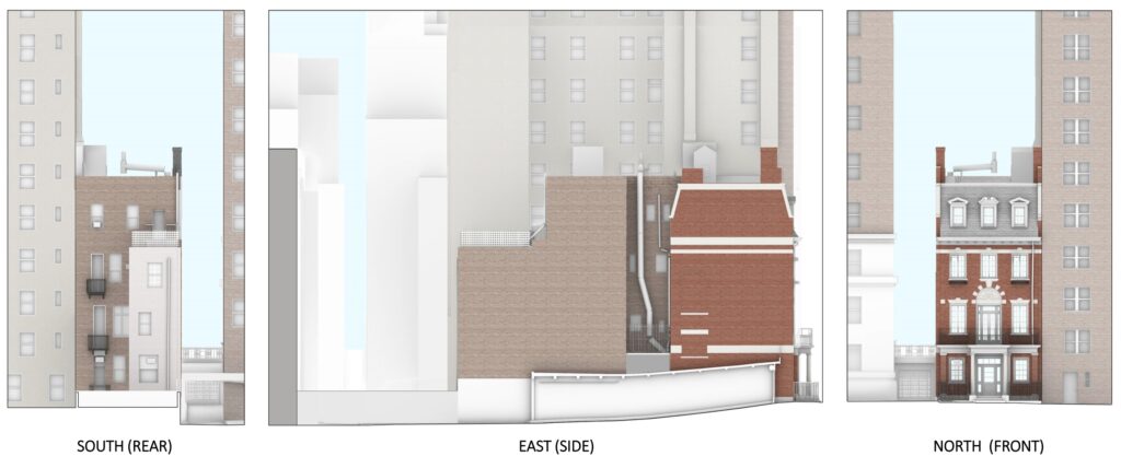 Rendering of existing conditions at 8 West 86th Street, via nyc.gov